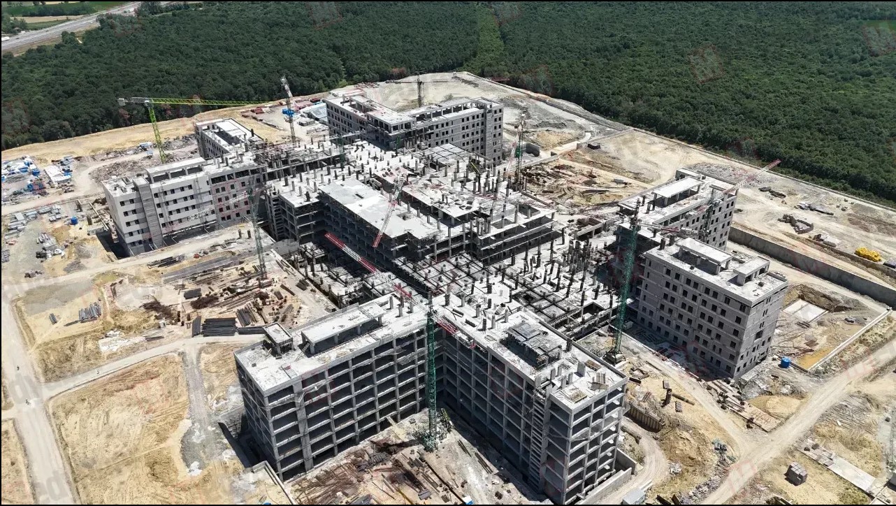 City Hospital project built with Özler formwork and scaffolding